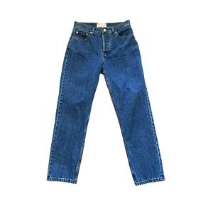 Everlane The 90s Cheeky Jean Women's 27 Button Fly Organic Cotton Blue